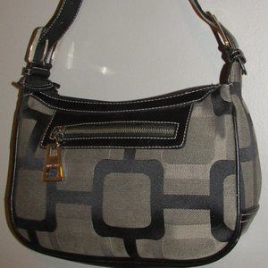 Nine West Black/Grey Demi Bag - Vintage? Good cond